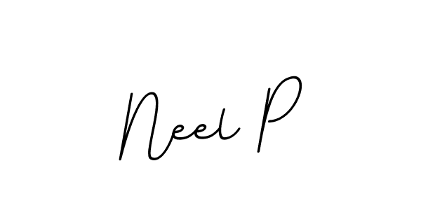 Also You can easily find your signature by using the search form. We will create Neel P name handwritten signature images for you free of cost using BallpointsItalic-DORy9 sign style. Neel P signature style 11 images and pictures png