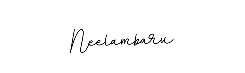 if you are searching for the best signature style for your name Neelambaru. so please give up your signature search. here we have designed multiple signature styles  using BallpointsItalic-DORy9. Neelambaru signature style 11 images and pictures png