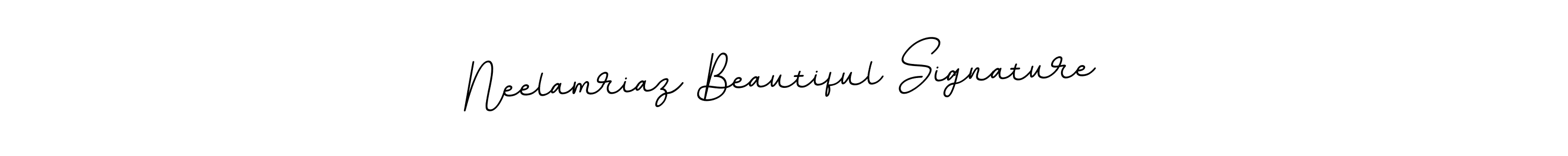 Make a beautiful signature design for name Neelamriaz Beautiful Signature. With this signature (BallpointsItalic-DORy9) style, you can create a handwritten signature for free. Neelamriaz Beautiful Signature signature style 11 images and pictures png