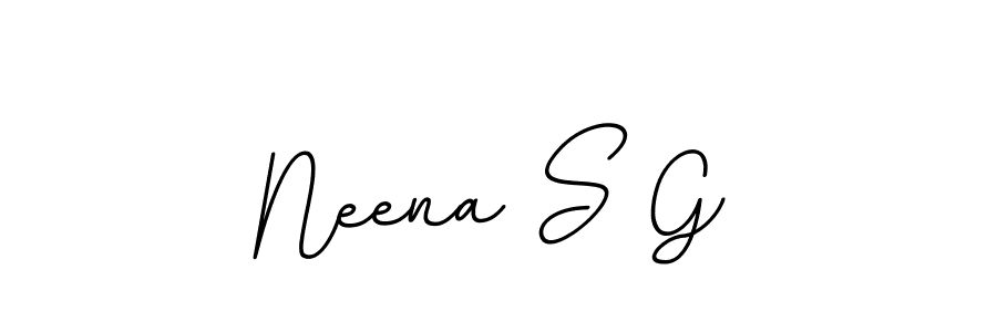 Make a beautiful signature design for name Neena S G. Use this online signature maker to create a handwritten signature for free. Neena S G signature style 11 images and pictures png