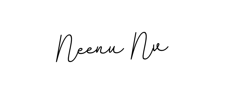 Design your own signature with our free online signature maker. With this signature software, you can create a handwritten (BallpointsItalic-DORy9) signature for name Neenu Nv. Neenu Nv signature style 11 images and pictures png