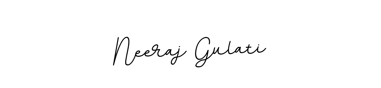 The best way (BallpointsItalic-DORy9) to make a short signature is to pick only two or three words in your name. The name Neeraj Gulati include a total of six letters. For converting this name. Neeraj Gulati signature style 11 images and pictures png