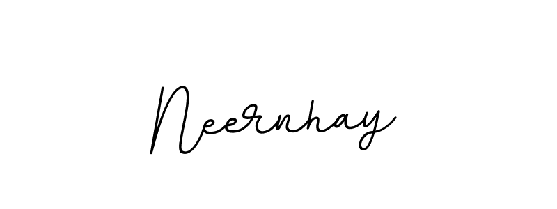 The best way (BallpointsItalic-DORy9) to make a short signature is to pick only two or three words in your name. The name Neernhay include a total of six letters. For converting this name. Neernhay signature style 11 images and pictures png