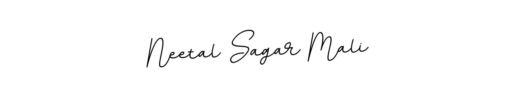 How to make Neetal Sagar Mali signature? BallpointsItalic-DORy9 is a professional autograph style. Create handwritten signature for Neetal Sagar Mali name. Neetal Sagar Mali signature style 11 images and pictures png