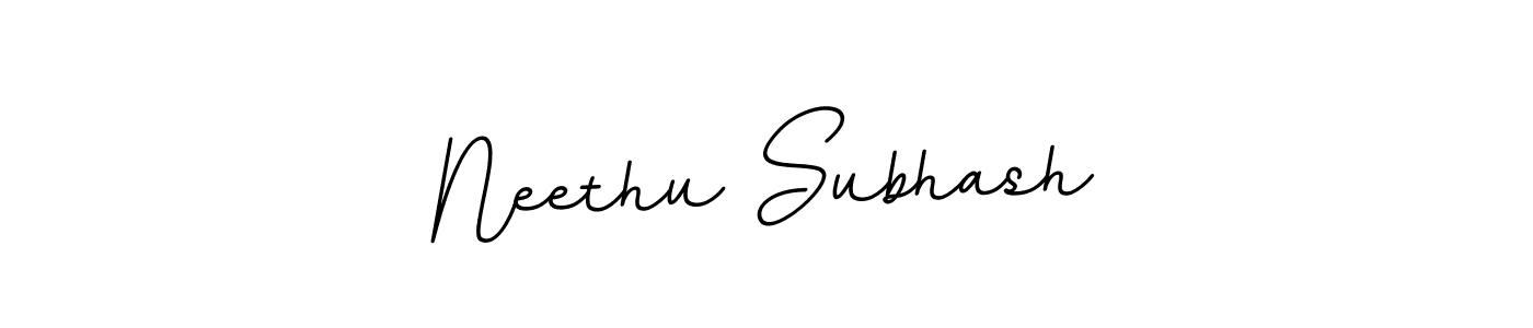 Neethu Subhash stylish signature style. Best Handwritten Sign (BallpointsItalic-DORy9) for my name. Handwritten Signature Collection Ideas for my name Neethu Subhash. Neethu Subhash signature style 11 images and pictures png
