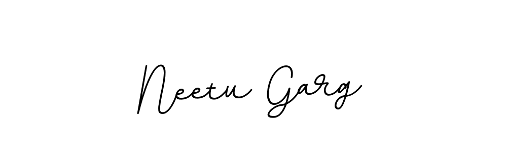 You should practise on your own different ways (BallpointsItalic-DORy9) to write your name (Neetu Garg) in signature. don't let someone else do it for you. Neetu Garg signature style 11 images and pictures png