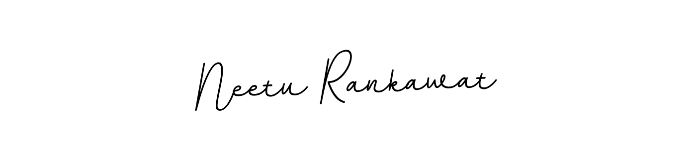 Make a beautiful signature design for name Neetu Rankawat. With this signature (BallpointsItalic-DORy9) style, you can create a handwritten signature for free. Neetu Rankawat signature style 11 images and pictures png