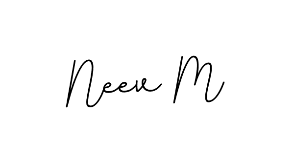 How to Draw Neev M signature style? BallpointsItalic-DORy9 is a latest design signature styles for name Neev M. Neev M signature style 11 images and pictures png