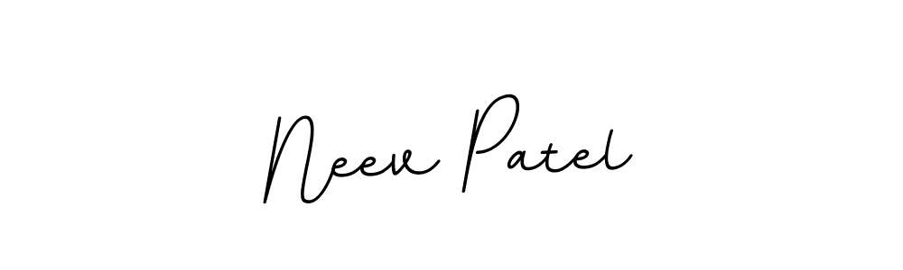 Neev Patel stylish signature style. Best Handwritten Sign (BallpointsItalic-DORy9) for my name. Handwritten Signature Collection Ideas for my name Neev Patel. Neev Patel signature style 11 images and pictures png