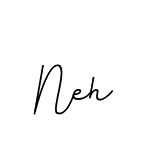 Make a beautiful signature design for name Neh. With this signature (BallpointsItalic-DORy9) style, you can create a handwritten signature for free. Neh signature style 11 images and pictures png