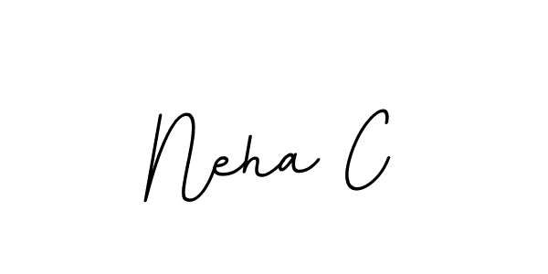 It looks lik you need a new signature style for name Neha C. Design unique handwritten (BallpointsItalic-DORy9) signature with our free signature maker in just a few clicks. Neha C signature style 11 images and pictures png