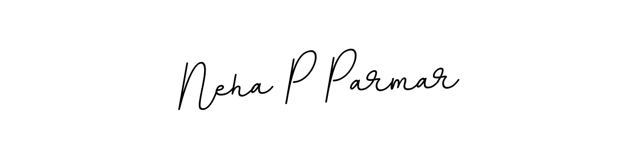 Neha P Parmar stylish signature style. Best Handwritten Sign (BallpointsItalic-DORy9) for my name. Handwritten Signature Collection Ideas for my name Neha P Parmar. Neha P Parmar signature style 11 images and pictures png