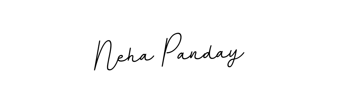 You should practise on your own different ways (BallpointsItalic-DORy9) to write your name (Neha Panday) in signature. don't let someone else do it for you. Neha Panday signature style 11 images and pictures png