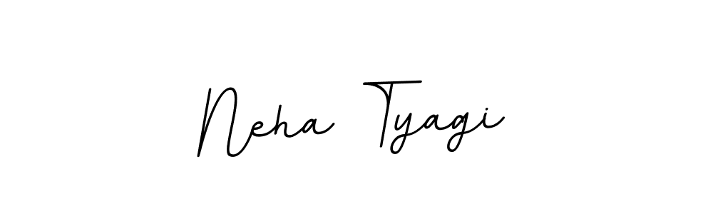 Create a beautiful signature design for name Neha Tyagi. With this signature (BallpointsItalic-DORy9) fonts, you can make a handwritten signature for free. Neha Tyagi signature style 11 images and pictures png