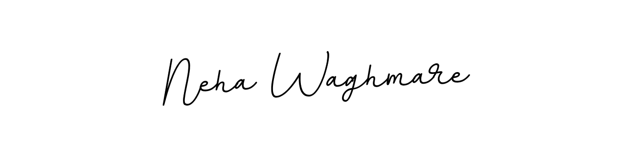 How to make Neha Waghmare name signature. Use BallpointsItalic-DORy9 style for creating short signs online. This is the latest handwritten sign. Neha Waghmare signature style 11 images and pictures png