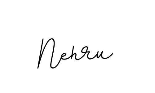 Make a beautiful signature design for name Nehru. With this signature (BallpointsItalic-DORy9) style, you can create a handwritten signature for free. Nehru signature style 11 images and pictures png