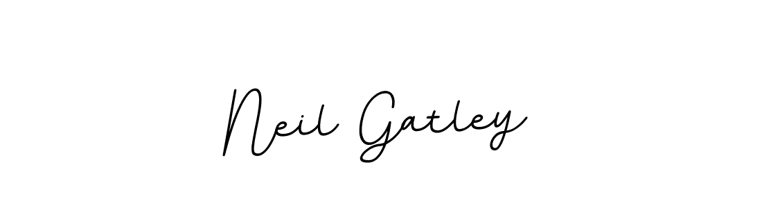 Make a beautiful signature design for name Neil Gatley. With this signature (BallpointsItalic-DORy9) style, you can create a handwritten signature for free. Neil Gatley signature style 11 images and pictures png