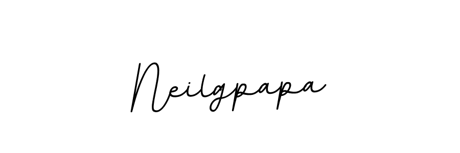 How to make Neilgpapa name signature. Use BallpointsItalic-DORy9 style for creating short signs online. This is the latest handwritten sign. Neilgpapa signature style 11 images and pictures png