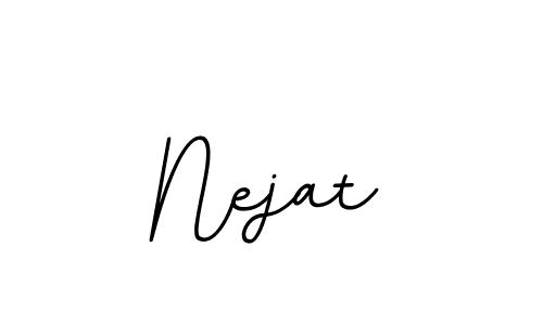 The best way (BallpointsItalic-DORy9) to make a short signature is to pick only two or three words in your name. The name Nejat include a total of six letters. For converting this name. Nejat signature style 11 images and pictures png