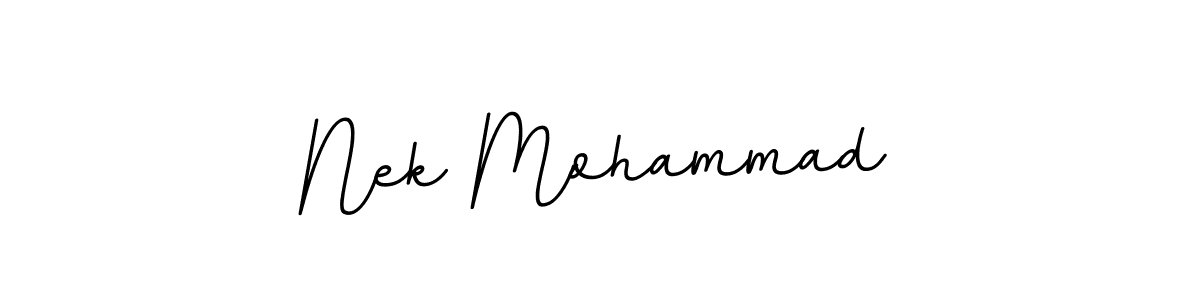 if you are searching for the best signature style for your name Nek Mohammad. so please give up your signature search. here we have designed multiple signature styles  using BallpointsItalic-DORy9. Nek Mohammad signature style 11 images and pictures png