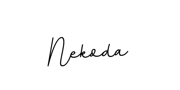The best way (BallpointsItalic-DORy9) to make a short signature is to pick only two or three words in your name. The name Nekoda include a total of six letters. For converting this name. Nekoda signature style 11 images and pictures png