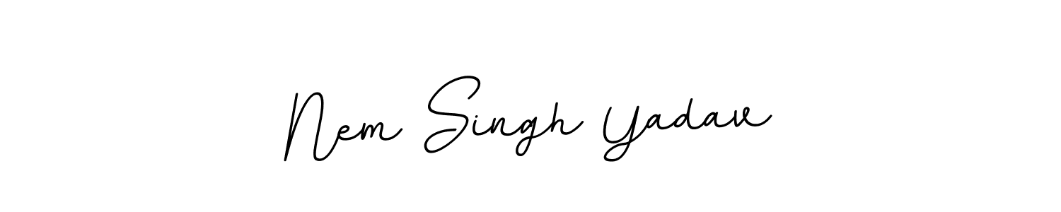You can use this online signature creator to create a handwritten signature for the name Nem Singh Yadav. This is the best online autograph maker. Nem Singh Yadav signature style 11 images and pictures png