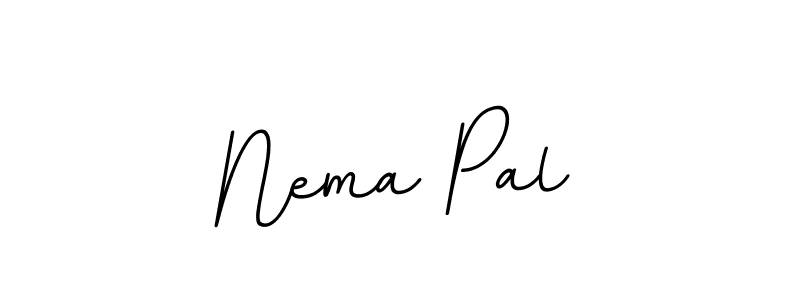 Use a signature maker to create a handwritten signature online. With this signature software, you can design (BallpointsItalic-DORy9) your own signature for name Nema Pal. Nema Pal signature style 11 images and pictures png