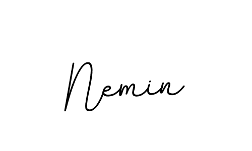 BallpointsItalic-DORy9 is a professional signature style that is perfect for those who want to add a touch of class to their signature. It is also a great choice for those who want to make their signature more unique. Get Nemin name to fancy signature for free. Nemin signature style 11 images and pictures png