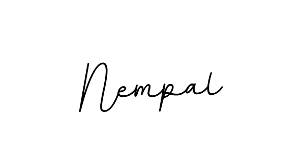 Also we have Nempal name is the best signature style. Create professional handwritten signature collection using BallpointsItalic-DORy9 autograph style. Nempal signature style 11 images and pictures png