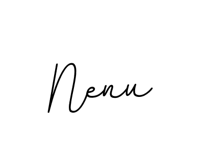 How to make Nenu signature? BallpointsItalic-DORy9 is a professional autograph style. Create handwritten signature for Nenu name. Nenu signature style 11 images and pictures png