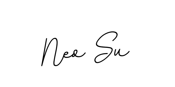 How to make Neo Su name signature. Use BallpointsItalic-DORy9 style for creating short signs online. This is the latest handwritten sign. Neo Su signature style 11 images and pictures png