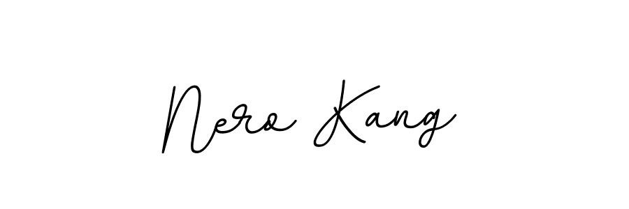 You should practise on your own different ways (BallpointsItalic-DORy9) to write your name (Nero Kang) in signature. don't let someone else do it for you. Nero Kang signature style 11 images and pictures png