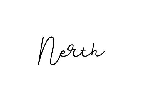 Use a signature maker to create a handwritten signature online. With this signature software, you can design (BallpointsItalic-DORy9) your own signature for name Nerth. Nerth signature style 11 images and pictures png