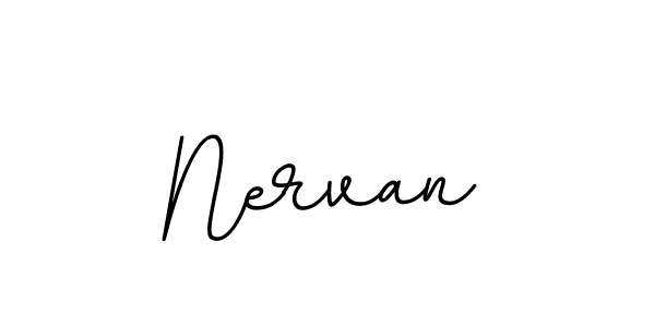 if you are searching for the best signature style for your name Nervan. so please give up your signature search. here we have designed multiple signature styles  using BallpointsItalic-DORy9. Nervan signature style 11 images and pictures png