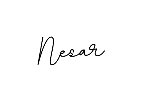 Create a beautiful signature design for name Nesar. With this signature (BallpointsItalic-DORy9) fonts, you can make a handwritten signature for free. Nesar signature style 11 images and pictures png