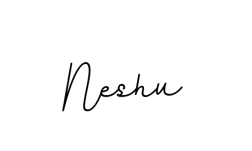 Make a beautiful signature design for name Neshu. With this signature (BallpointsItalic-DORy9) style, you can create a handwritten signature for free. Neshu signature style 11 images and pictures png