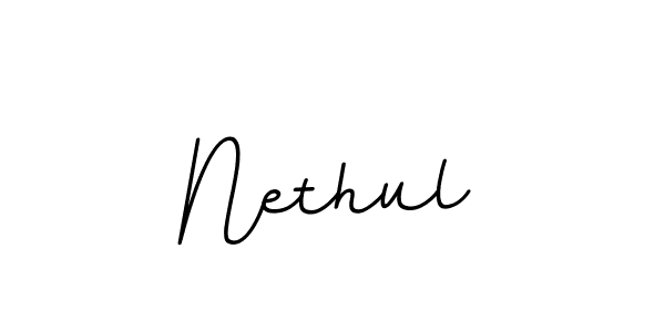 Make a beautiful signature design for name Nethul. With this signature (BallpointsItalic-DORy9) style, you can create a handwritten signature for free. Nethul signature style 11 images and pictures png