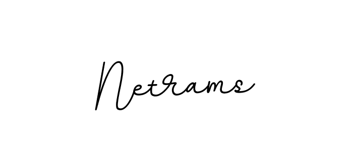 Netrams stylish signature style. Best Handwritten Sign (BallpointsItalic-DORy9) for my name. Handwritten Signature Collection Ideas for my name Netrams. Netrams signature style 11 images and pictures png