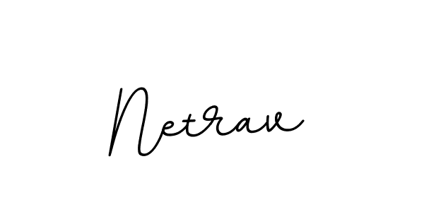 How to make Netrav name signature. Use BallpointsItalic-DORy9 style for creating short signs online. This is the latest handwritten sign. Netrav signature style 11 images and pictures png