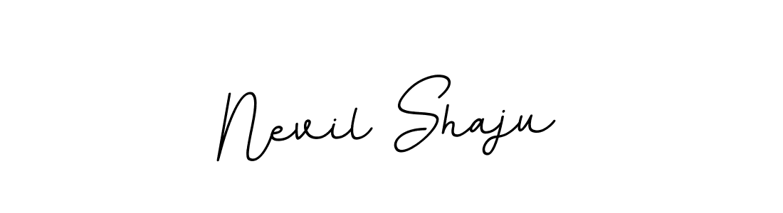 Make a beautiful signature design for name Nevil Shaju. With this signature (BallpointsItalic-DORy9) style, you can create a handwritten signature for free. Nevil Shaju signature style 11 images and pictures png