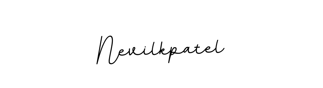 Nevilkpatel stylish signature style. Best Handwritten Sign (BallpointsItalic-DORy9) for my name. Handwritten Signature Collection Ideas for my name Nevilkpatel. Nevilkpatel signature style 11 images and pictures png