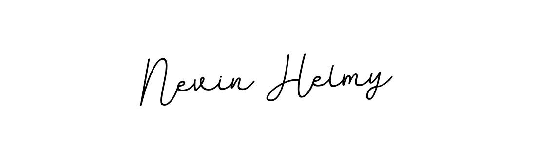 You should practise on your own different ways (BallpointsItalic-DORy9) to write your name (Nevin Helmy) in signature. don't let someone else do it for you. Nevin Helmy signature style 11 images and pictures png