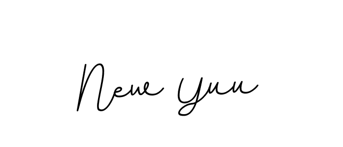 Use a signature maker to create a handwritten signature online. With this signature software, you can design (BallpointsItalic-DORy9) your own signature for name New Yuu. New Yuu signature style 11 images and pictures png