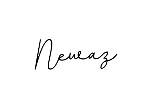 Create a beautiful signature design for name Newaz. With this signature (BallpointsItalic-DORy9) fonts, you can make a handwritten signature for free. Newaz signature style 11 images and pictures png