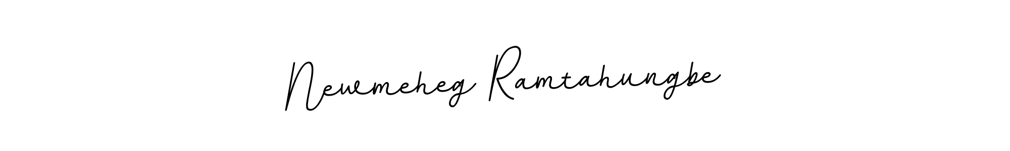 Create a beautiful signature design for name Newmeheg Ramtahungbe. With this signature (BallpointsItalic-DORy9) fonts, you can make a handwritten signature for free. Newmeheg Ramtahungbe signature style 11 images and pictures png