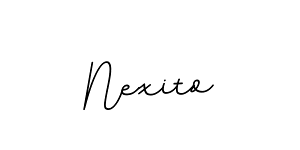BallpointsItalic-DORy9 is a professional signature style that is perfect for those who want to add a touch of class to their signature. It is also a great choice for those who want to make their signature more unique. Get Nexito name to fancy signature for free. Nexito signature style 11 images and pictures png