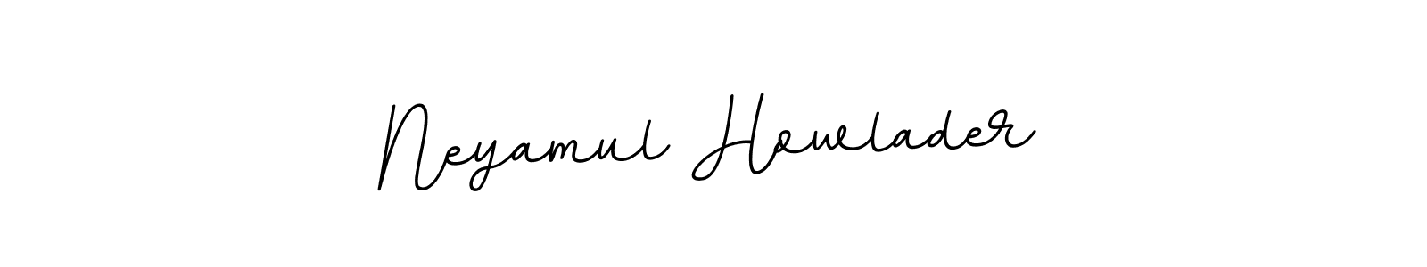 This is the best signature style for the Neyamul Howlader name. Also you like these signature font (BallpointsItalic-DORy9). Mix name signature. Neyamul Howlader signature style 11 images and pictures png