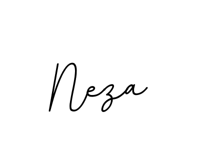 Design your own signature with our free online signature maker. With this signature software, you can create a handwritten (BallpointsItalic-DORy9) signature for name Neza. Neza signature style 11 images and pictures png