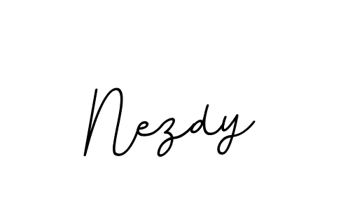 You should practise on your own different ways (BallpointsItalic-DORy9) to write your name (Nezdy) in signature. don't let someone else do it for you. Nezdy signature style 11 images and pictures png