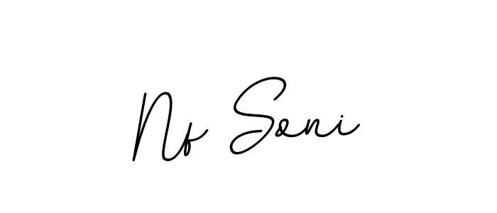 Make a beautiful signature design for name Nf Soni. With this signature (BallpointsItalic-DORy9) style, you can create a handwritten signature for free. Nf Soni signature style 11 images and pictures png
